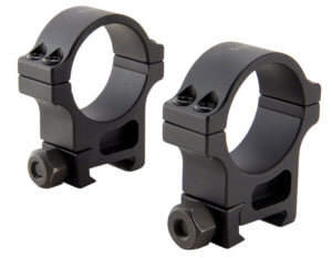 Seekins Precision 0010620002 Scope Ring Set For Rifle Picatinny Rail Low 30mm Tube Matte Black Anodized Aluminum