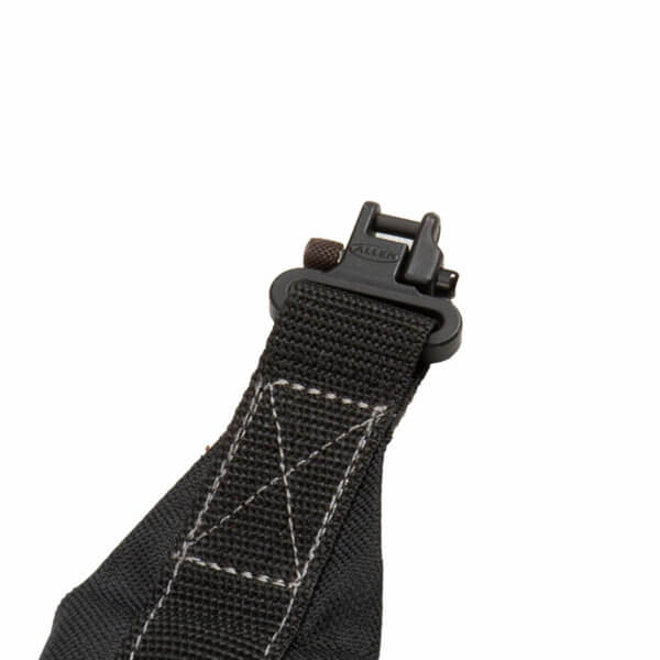 Allen 8311 Standard Sling made of Black Endura with 20″-42″ OAL Padded Design & Swivels for Rifles