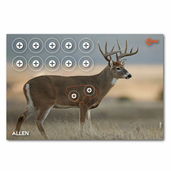 EZ-Aim 15286 Whitetail Deer Paper Hanging 23″ x 35″ Multi-Color Includes Pasters 2 Per Pkg
