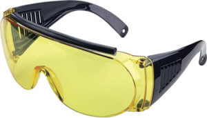 Allen 2170 Shooting & Safety Fit-Over Glasses Adult Yellow Lens Gray Frame