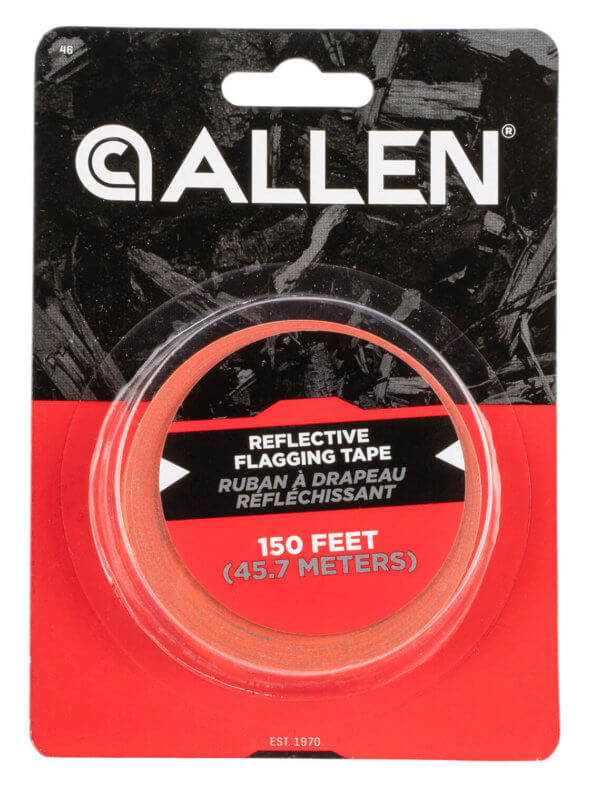 Allen 46 Flagging Tape Reflective Orange 150′ Roll