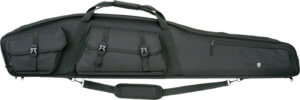 Tac Six 10632 Range Tactical Rifle Case made of Endura with Black Finish  Knit Lining & Lockable Zipper for Rifles 32 L”