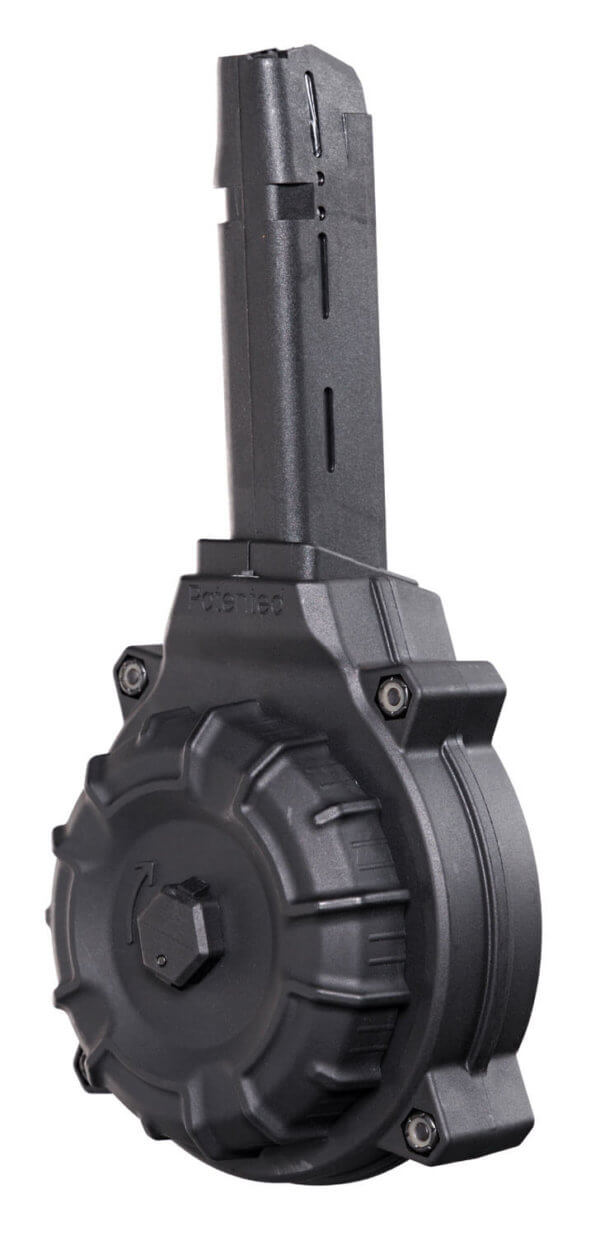 ProMag DRMA19 Standard  50rd Drum  40 S&W  Compatible w/Glock 22/23  Black DuPont Zytel Polymer