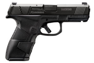 Mossberg 89016 MC2c 9mm Luger 3.90″ 13+115+1 Matte Black Black Stainless Steel DLC with Angled Serrations Slide Aggressive Textured Black Polymer Grip
