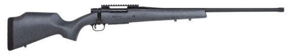 Mossberg 28104 Patriot Long Range Hunter 6.5 PRC Caliber with 4+1 Capacity 24″ Threaded/Fluted Barrel Matte Blued Metal Finish & Sniper Gray Fixed Monte Carlo Stock Right Hand (Full Size)