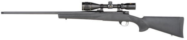 Howa HGP2300B M1500 Gamepro Gen2 300 Win Mag 3+1 24″ Threaded Barrel Blued Metal Finish Black Fixed Hogue Pillar-Bedded Overmolded Stock Includes GamePro 4-12x40mm Scope