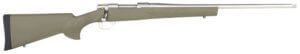 Howa HGR73112 M1500 Hogue 308 Win Caliber with 5+1 Capacity 22″ Threaded Barrel Stainless Steel Metal Finish & Black Fixed Hogue Pillar-Bedded Overmolded Stock Right Hand (Full Size)