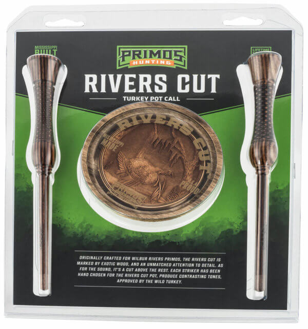 Primos PS2921 Rivers Cut Friction Call Turkey Sounds Brown Hardwood