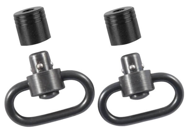 Outdoor Connection PBS19122 Push Button Swivel Set 1.25″ Black Steel