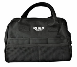 Rukx Gear ATICTSURB Survivor Backpack Floatable Black 600D Polyester with Non-Rust Zippers Hidden Handgun Pocket Reinforced Webbing & Internal Storage Straps 20″ x 11″ x 10″ Dimensions