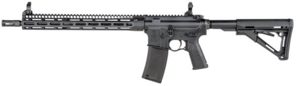 Troy Ind SCARCA416BT19 SPC A4 5.56x45mm NATO Caliber with 16″ Barrel 30+1 Capacity Black Hard Coat Anodized Metal Finish Black Adjustable Magpul CTR Stock & Troy BattleAx Control Grip Right Hand