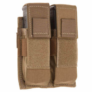 Tacshield T3602CY Universal Double Pistol Double Coyote 1000D Nylon MOLLE