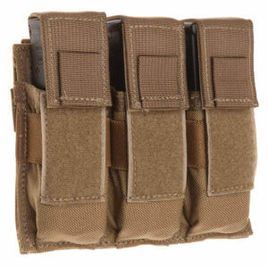 Tacshield T3602CY Universal Double Pistol Double Coyote 1000D Nylon MOLLE