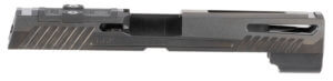 Grey Ghost Precision GGP365BLK1 GGP365 Version 1 Slide Fits Sig P365 Optic Cut Compatible w/Sig RomeoZero & Shield RMS-C Aggressive Front & Rear Serrations 17-4 Stainless Steel w/Black DLC Finish