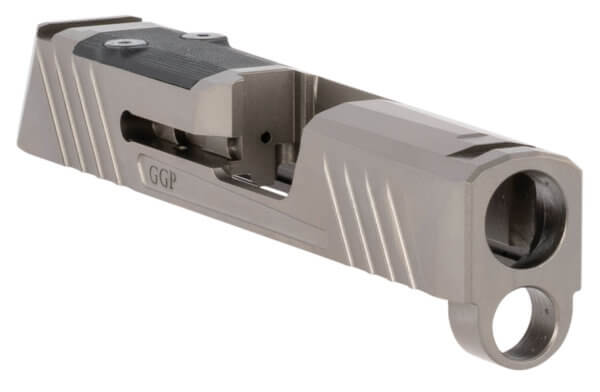 Grey Ghost Precision GGP365GRY1 GGP365 Version 1 Slide Fits Sig P365 Optic Cut Compatible w/Sig RomeoZero & Shield RMS-C Aggressive Front & Rear Serrations 17-4 Stainless Steel w/Gray DLC Finish