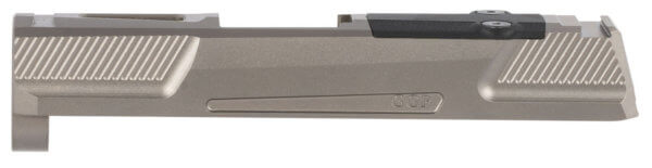 Grey Ghost Precision GGP365GRY2 GGP365 Version 2 Slide Fits Sig P365 Optic Cut Compatible w/Sig RomeoZero & Shield RMS-C Fine Front & Rear Serrations 17-4 Stainless Steel w/Gray DLC Finish