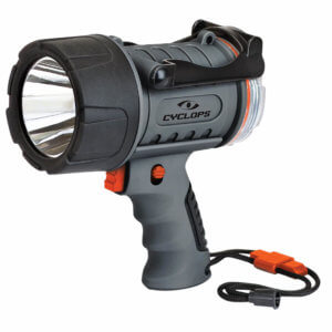 Cyclops CYC-700WP Hand Held 350/700 Lumens Red/Clear Cree XM LED Black/Gray ABS Polymer