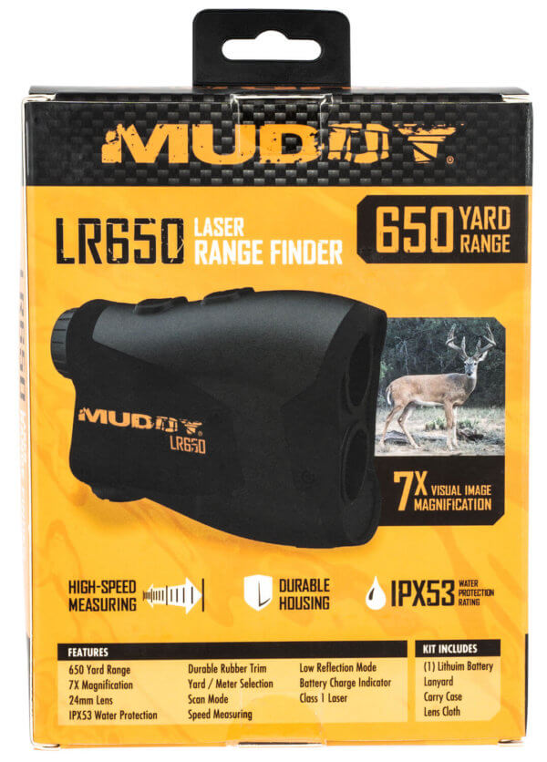 Muddy MUDLR650 LR650 Black Rubber Armor 7x 650 yds Max Distance