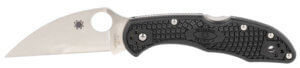 Spyderco C10FPWCBK Endura 4 Lightweight 3.78″ Folding Wharncliffe Plain VG-10 SS Blade Black Bi-Directional Texturing FRN Handle Includes Pocket Clip