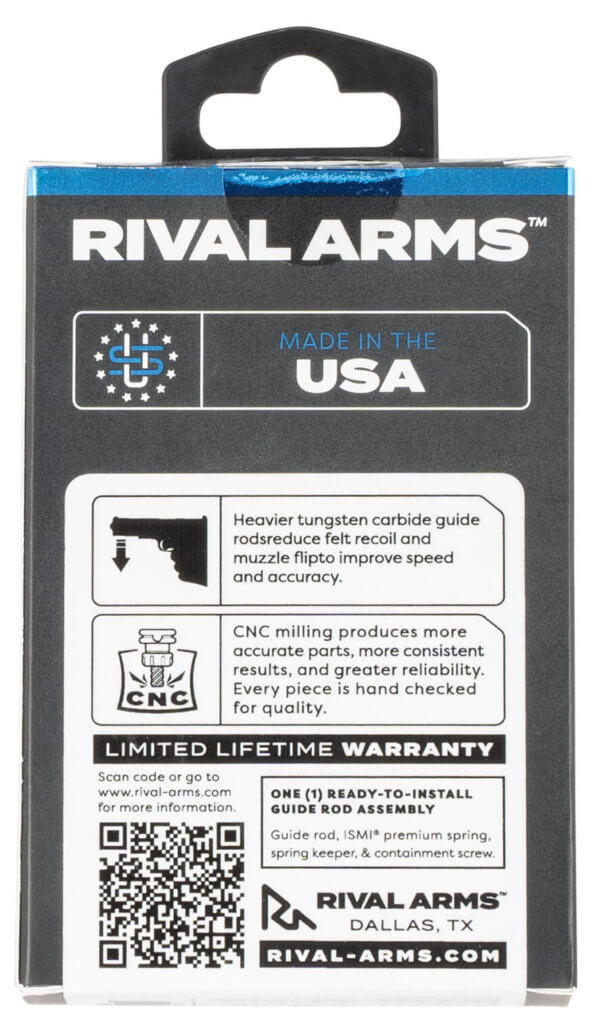 Rival Arms RA50G211T Guide Rod Assembly Tungsten for Glock 19 Gen4