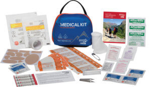Adventure Medical Kits 01001000 Mountain Day Tripper Lite Medical Kit Treats Injuries/Illnesses Water Resistant Blue