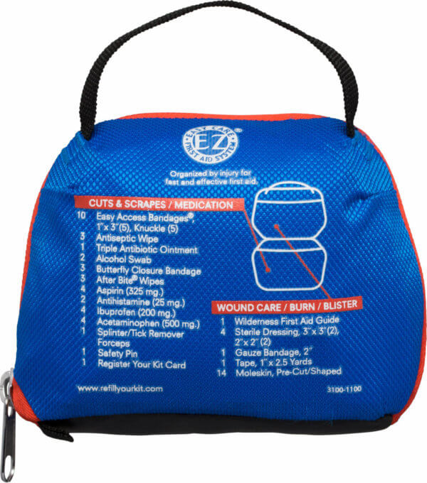 Adventure Medical Kits 01001000 Mountain Day Tripper Lite Medical Kit Treats Injuries/Illnesses Water Resistant Blue