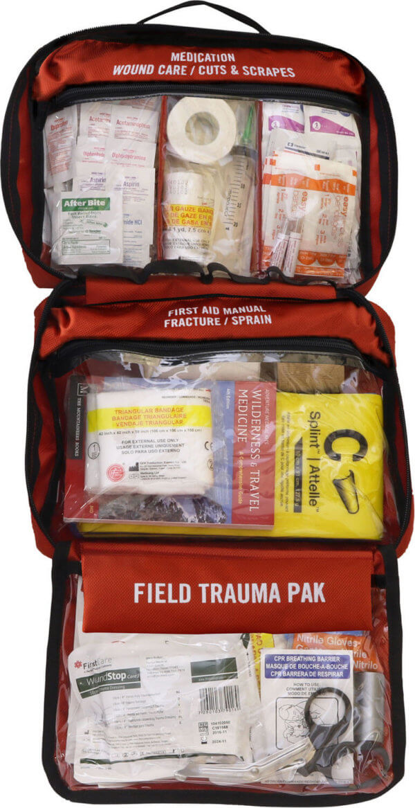 Adventure Medical Kits 01050400 Sportsman 400 Medical Kit Treats Injuries/Illnesses Waterproof Red