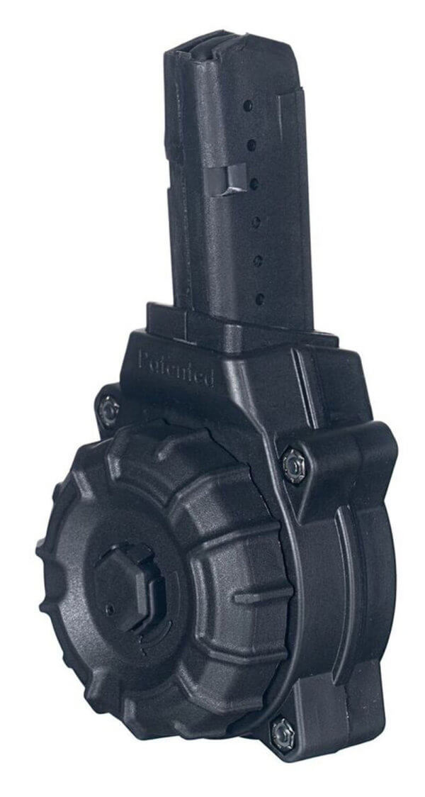 ProMag DRMA26 Standard Black Drum 30rd for 9mm Luger AR-15 with Glock Style Mag