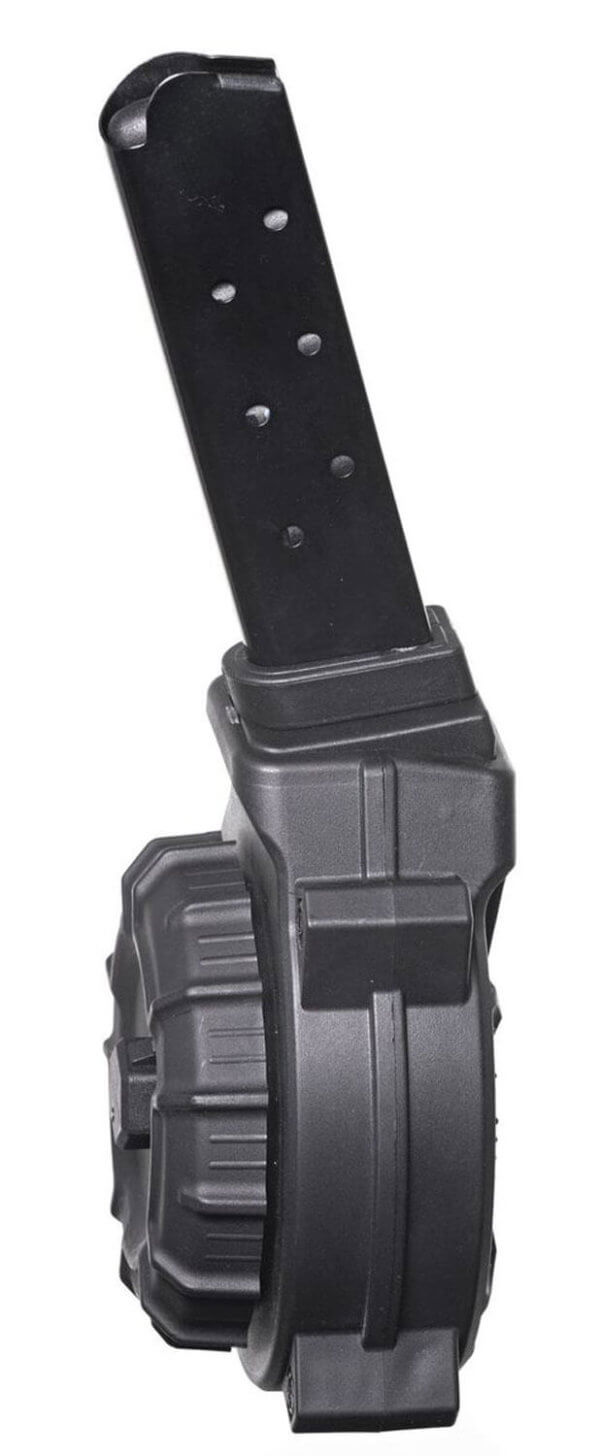 Pearce Grip PG48 Grip Extension made of Polymer with Texture Black Finish & 5/8″ Gripping Surface for 9mm Luger Glock 43X 48