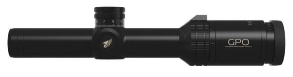 German Precision Optics R610 GPOTAC Matte Black 1-6x24mm 30mm Tube Illuminated Mil-Spec Horseshoe Reticle