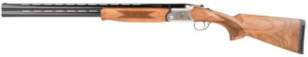 TriStar 33104 Trinity O/U 12 Gauge 26″ 2rd 3″ Silver Engraved with 24K Gold Inlay Rec Turkish Walnut Stock Right Hand (Full Size) Includes 5 MobilChoke