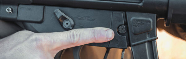 Magpul MAG1071-BLK MOE Enhanced Selector Kit  made of Polymer with Black Finish for HK MP5