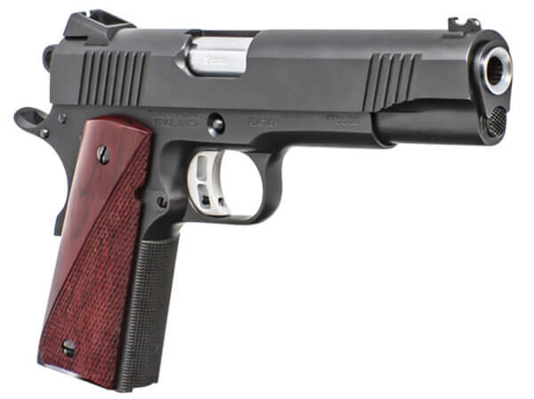 Fusion Firearms 1911REACTION45 1911 Freedom Reaction 45 ACP 5″ 8+1 Black Beavertail Frame Serrated Slide Red Cocobolo Grip 70 Series Design