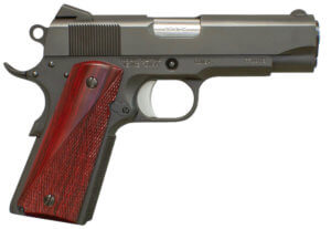 Fusion Firearms 1911COMBAT45 Freedom Combat 45 ACP 8+1 4.25″ Chrome-Lined Steel Barrel Black Oxide Serrated Slide Black Oxide Steel Frame w/Beavertail Red Cocobolo Grips Right Hand