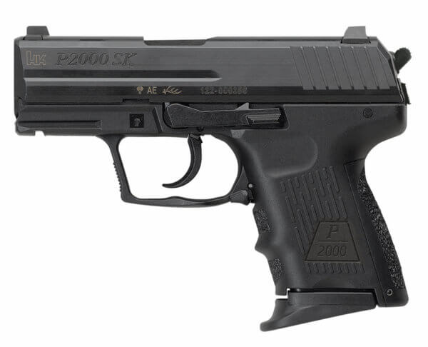 HK 81000055 P2000SK Subcompact V3 9mm Luger 3.26″ 10+1 (2) Black Black Steel Slide Black Interchangeable Backstrap Grip