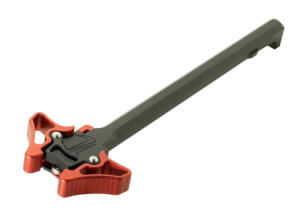 TIMBER CREEK OUTDOOR INC EMAMBICHR Enforcer Mini Ambidextrous Charging Handle AR-Platform Red Anodized Aluminum