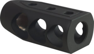 Timber Creek Outdoors 50BEOHBBLC Muzzle Brake  Black Cerakote with 49/64-20 tpi Threads for 50 Beowulf AR-Platform
