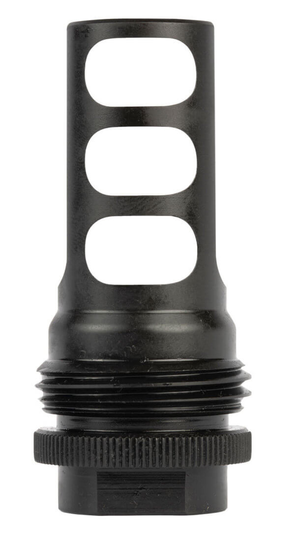 Timber Creek Outdoors 50BEOHBBLC Muzzle Brake  Black Cerakote with 49/64-20 tpi Threads for 50 Beowulf AR-Platform