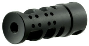 Spikes Tactical SBV1065 R2 Muzzle Brake Black Nitride 416R Stainless Steel with 1/2-28 tpi Threads for 5.56x45mm NATO”