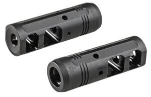 SureFire 3PELIMINATOR5561228 3P Eliminator Flash Hider Black Nitride Stainless Steel with 1/2″-28 tpi Threads & 2.60″ OAL for 5.56x45mm NATO M16 M4