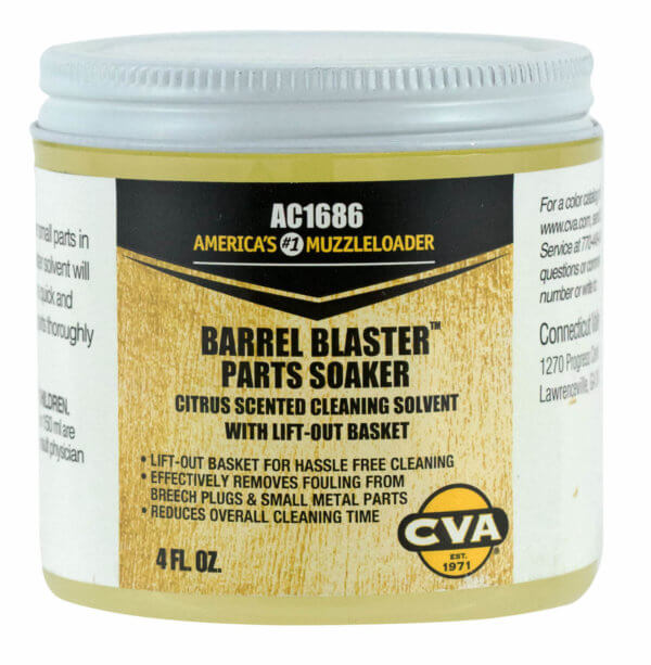 CVA AC1689 Barrel Blaster PreLubed Patches Against Rust and Corrosion Jar