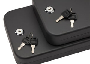 SnapSafe 75240 Lock Box  XL Combination/Key Entry Black Steel 10 W x 7″ H x 2″ D”