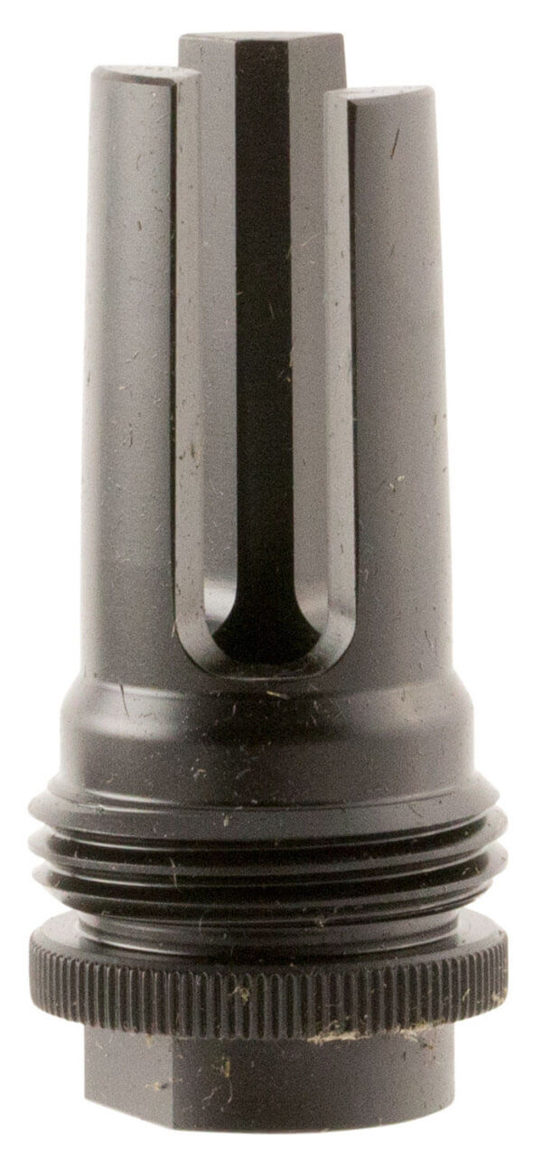 SilencerCo AC1561 ASR Flash Hider Black Steel with 13.5×1 LH tpi Threads for 9mm