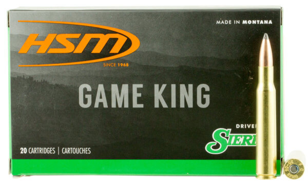 HSM 3040KRAG11N Game King Hunting 30-40 Krag 150 gr Sierra GameKing Spitzer Boat-Tail (SGSBT) 20rd Box