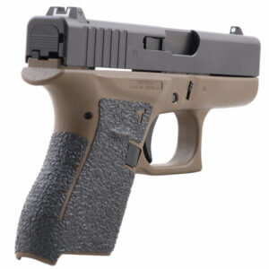 Talon Grips 107R Adhesive Grip  Compatible w/ Glock 29SF/30SF/30S/36 Gen3  Black Textured Rubber