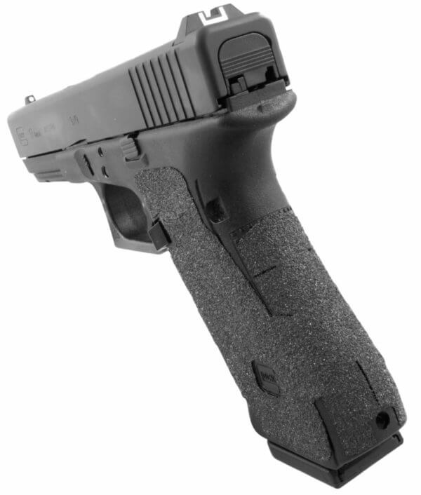 Talon Grips 113G Adhesive Grip  Compatible w/ Glock 17/22/24/31/34/35/37 Gen4 w/No Backstrap  Black Textured Granulate