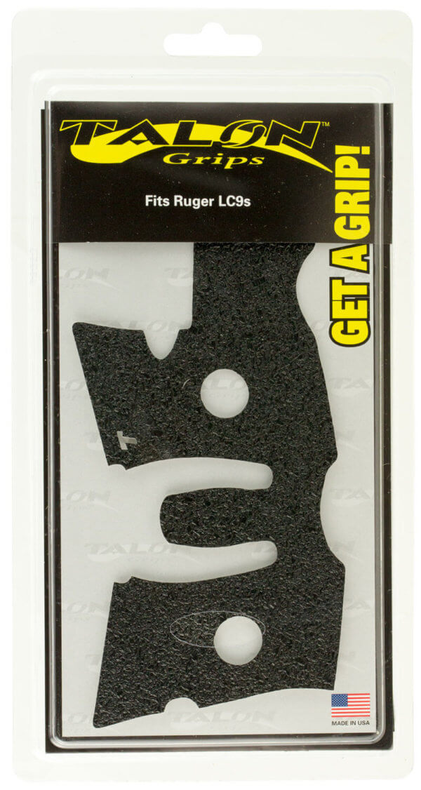 Talon Grips 508R Adhesive Grip  Textured Black Rubber for Ruger LC9s  EC9s