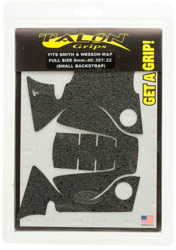 Talon Grips 705R Adhesive Grip  Textured Black Rubber for S&W M&P Shield 9 40
