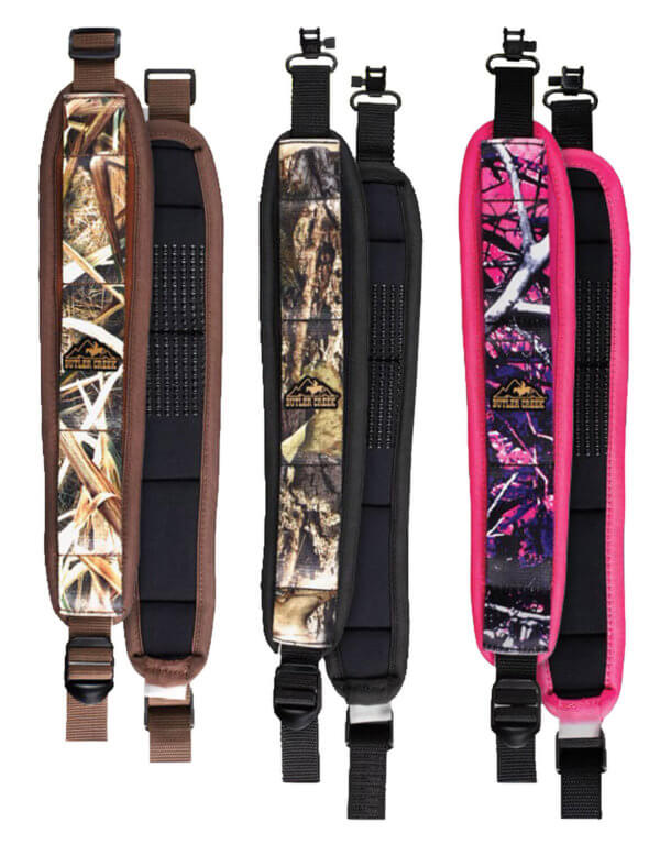 Butler Creek 181010 Comfort Stretch Sling made of Muddy Girl Neoprene with Non-Slip Grippers 2.50″ W Adjustable Design & QD Swivels for Rifles