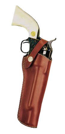 Bianchi 10054 1L Lawman Western OWB 02 Tan Leather Belt Loop Fits Colt New Frontier/Colt Single Action Army